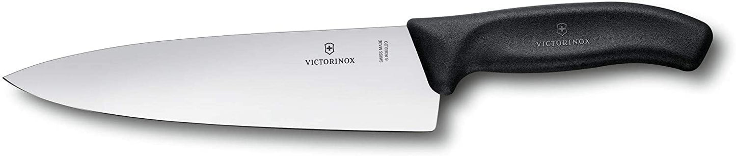 Victorinox Swiss Classic 8-Inch Chef's Knife with Straight-Edge Blade and Black Handle