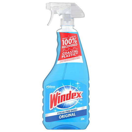 Windex Glass and Window Cleaner, Original, 500 ml