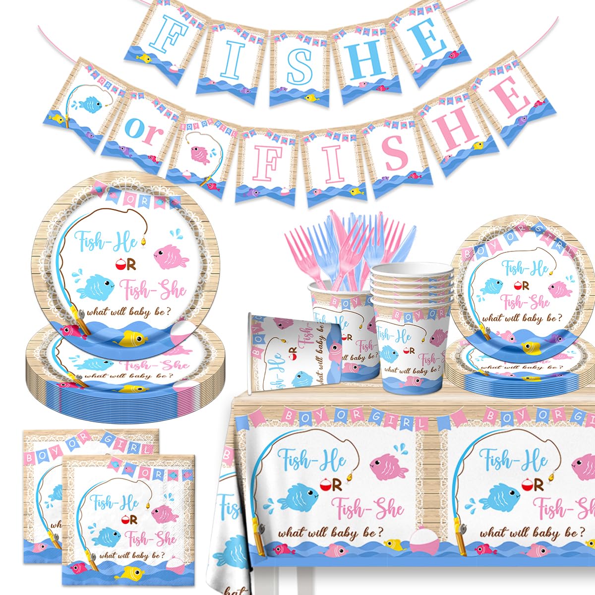 142 Pieces Merry Christmas Party Tableware Set Paper Plates,Napkins,Cups Pink Christmas Party Supplies Disposable Xmas Tree Theme Table Decorations for Xmas Birthday Party Favors