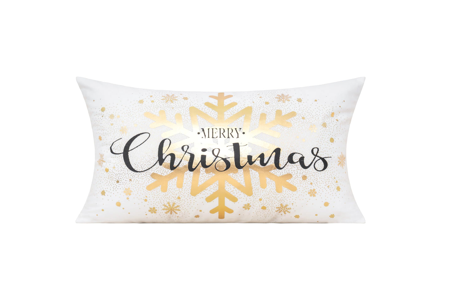 All Smiles White Gold Christmas Decorations Throw Pillow Covers 18X18 Set of 4 Winter Xmas Navidad Home Holiday Décor Velvet Cushion Cases for Sofa Tree Snowflake Reindeer