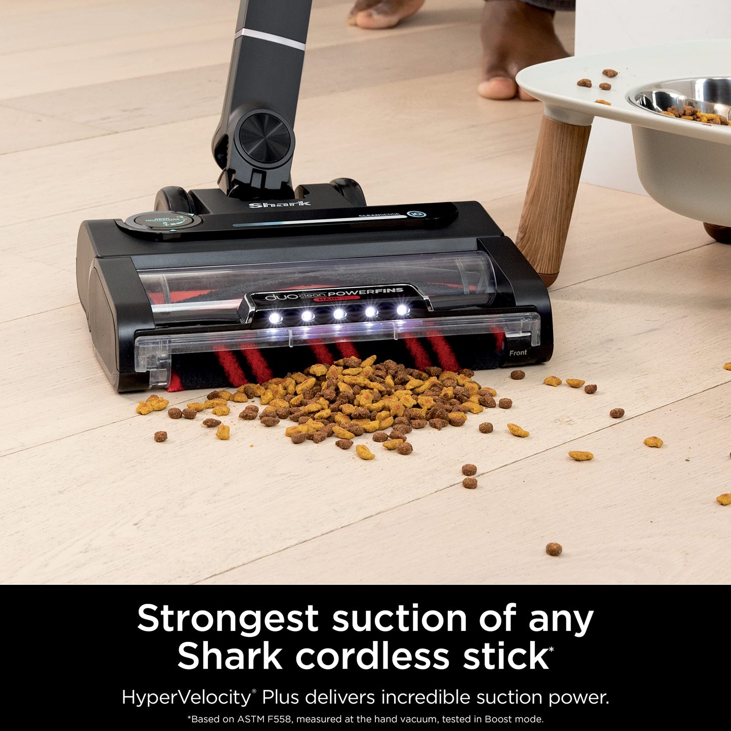 Shark Stratos Cordless Stick Vacuum Cleaner with Anti Hair Wrap Plus, Clean Sense IQ and Anti-Odour Technology, 60 Mins Run-Time, Removable Battery, 2 Attachments, Brass, IZ400ANZ