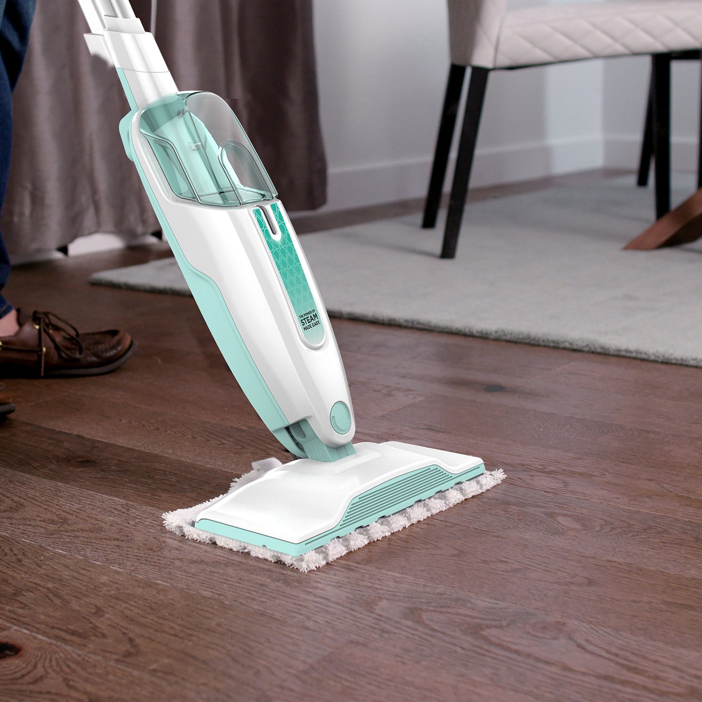 Shark Steam & Scrub Mop, S7001ANZ, White